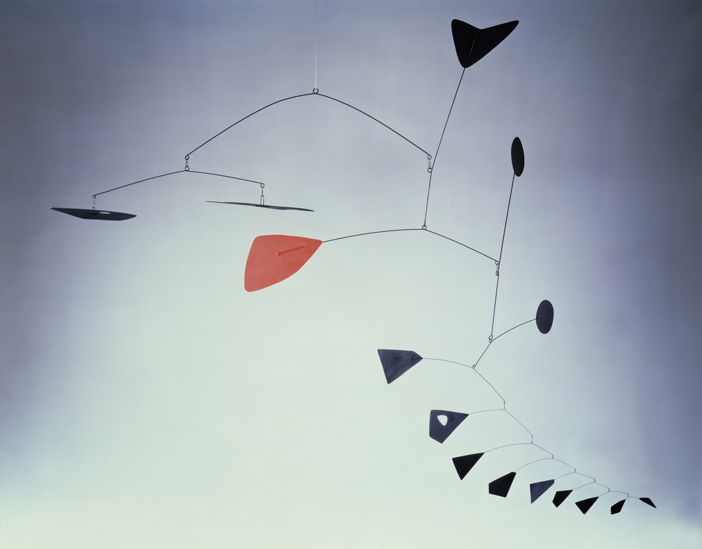 Alexander Calder  -  Untitled，1948年，彩绘钣金和电线