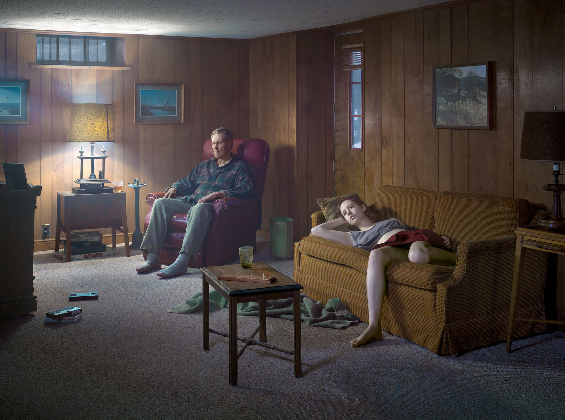 Gregory Crewdson-地下室，2014，数码颜料印刷