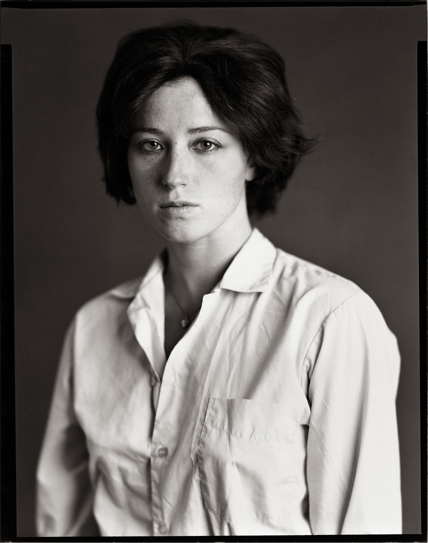 Timothy Greenfield-Sanders  -  Cindy Sherman，1980年，黑白照片