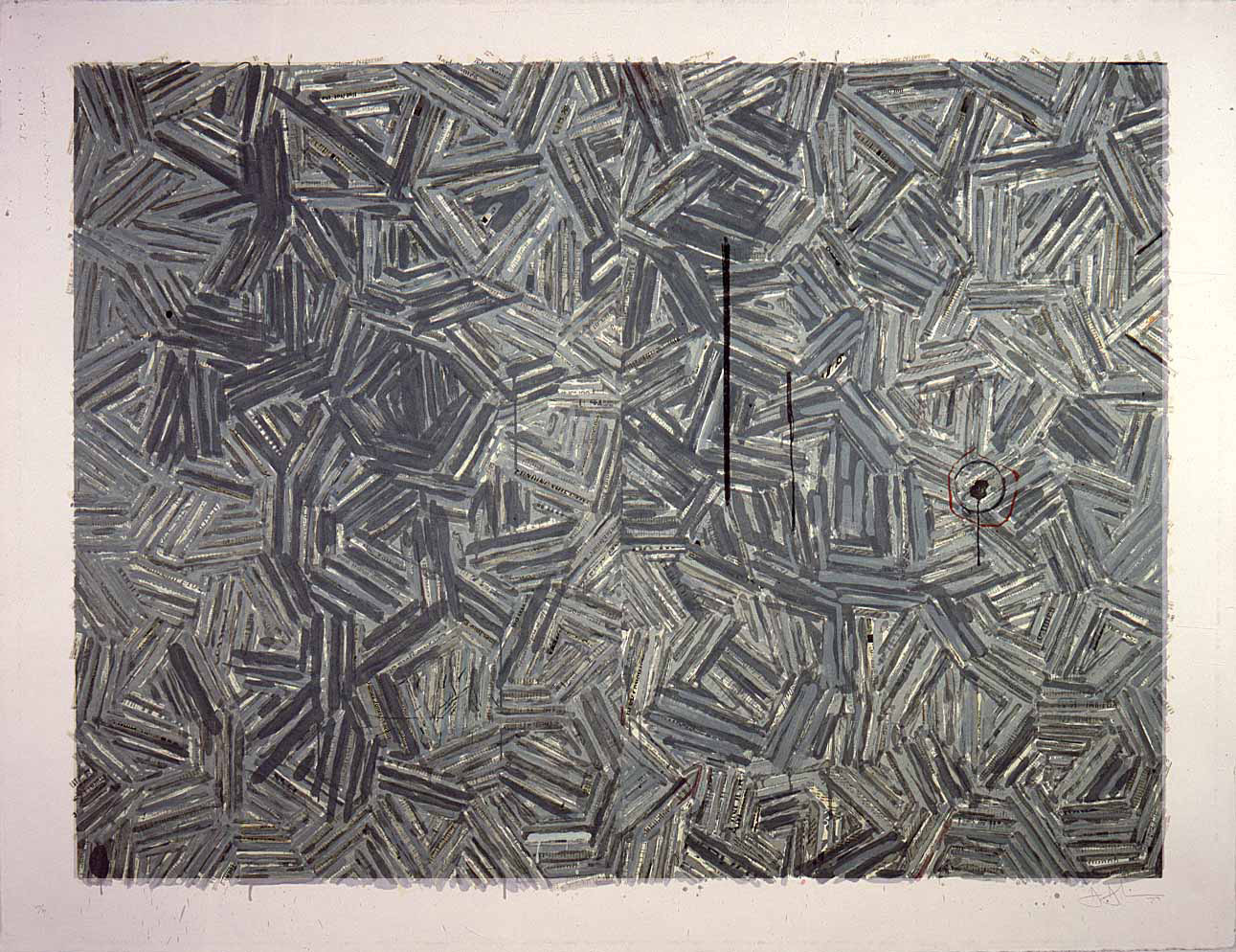 Jasper Johns  - 荷兰妻子，1977年，丝绸屏幕，29个屏幕