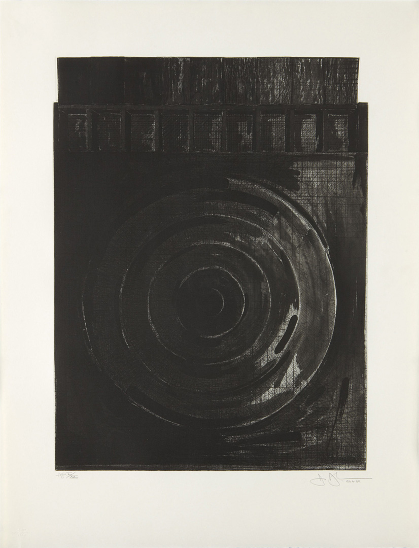 贾斯珀·约翰斯-目标与石膏模型，1990年，干点，蚀刻和aquatint