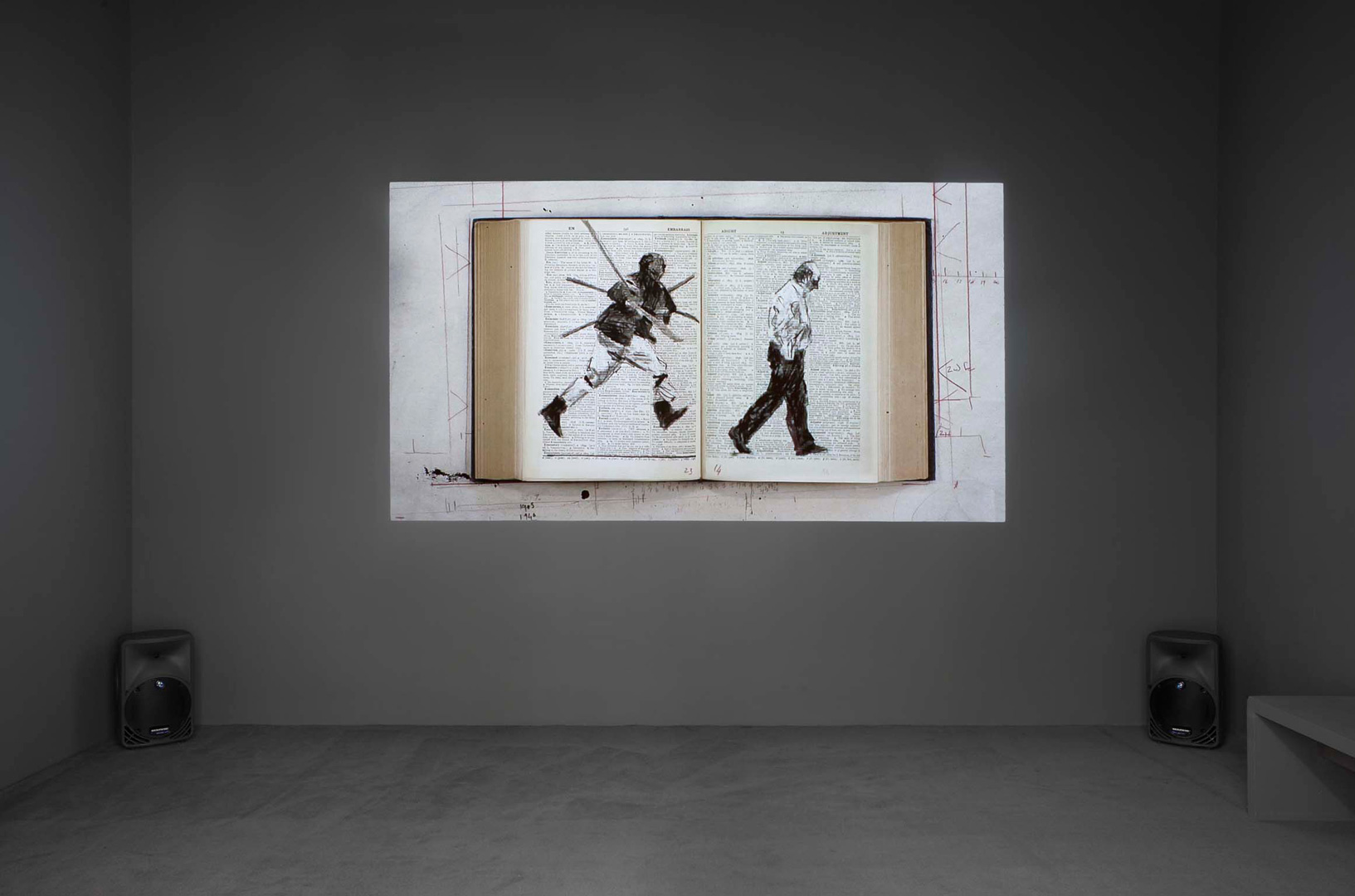 William Kentridge - Second-hand Reading, 2013, single channel HD video