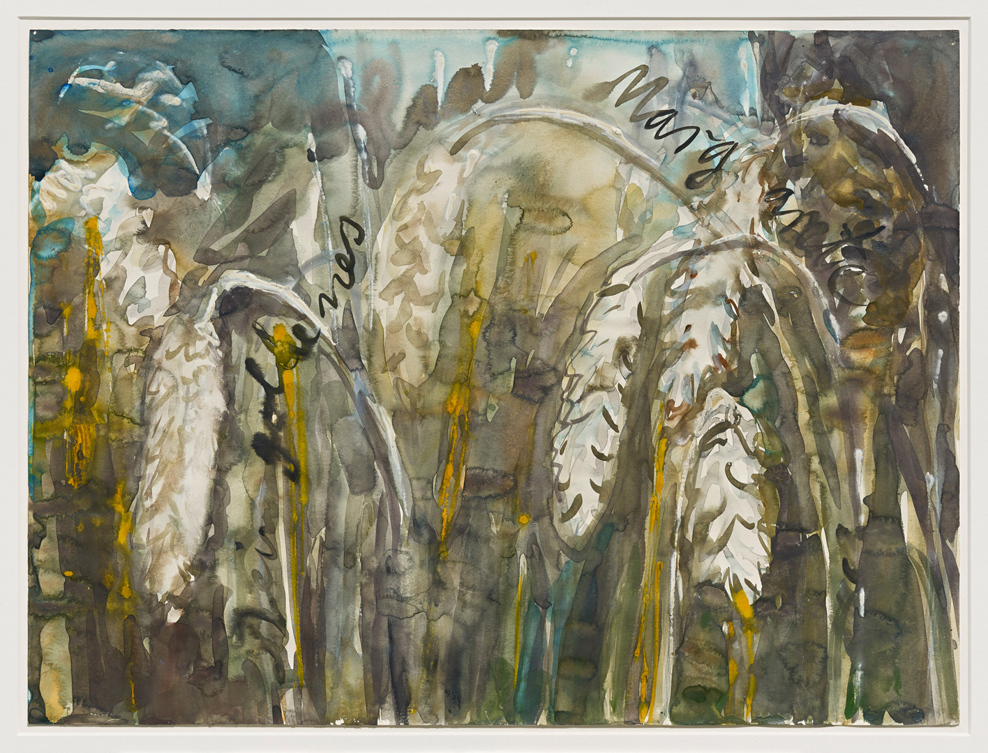 Anselm Kiefer-Dein Goldenes Haar，玛格丽特，1983年，纸上水彩