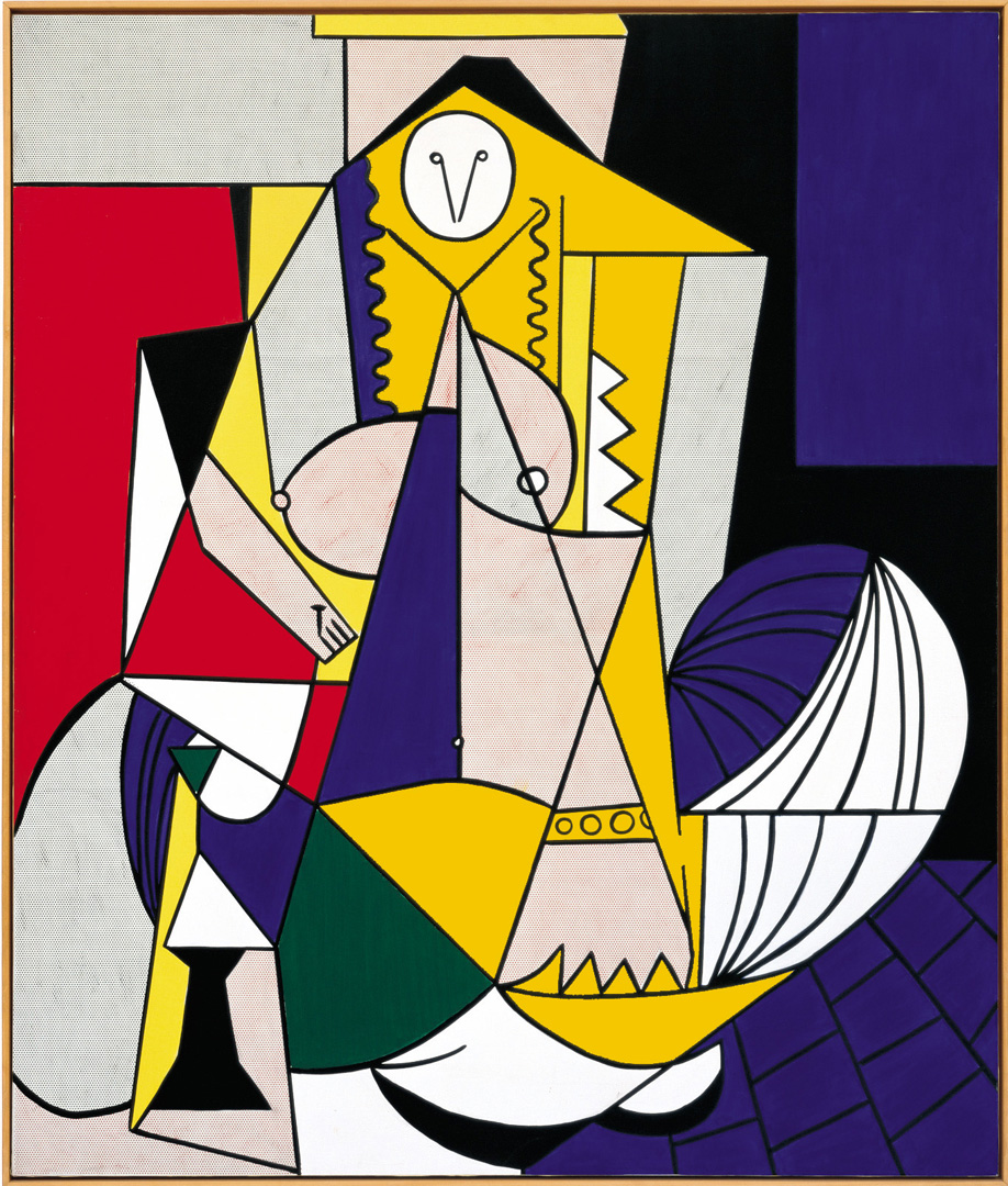 罗伊·利希滕斯坦（Roy Lichtenstein-Femme d'Alger），1963年，画布油画