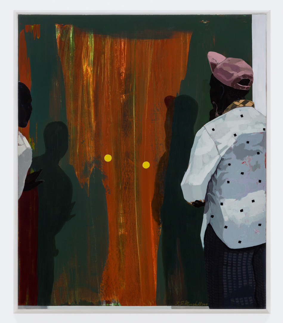 Kerry James Marshall -无题，2017年，PVC面板上的丙烯酸