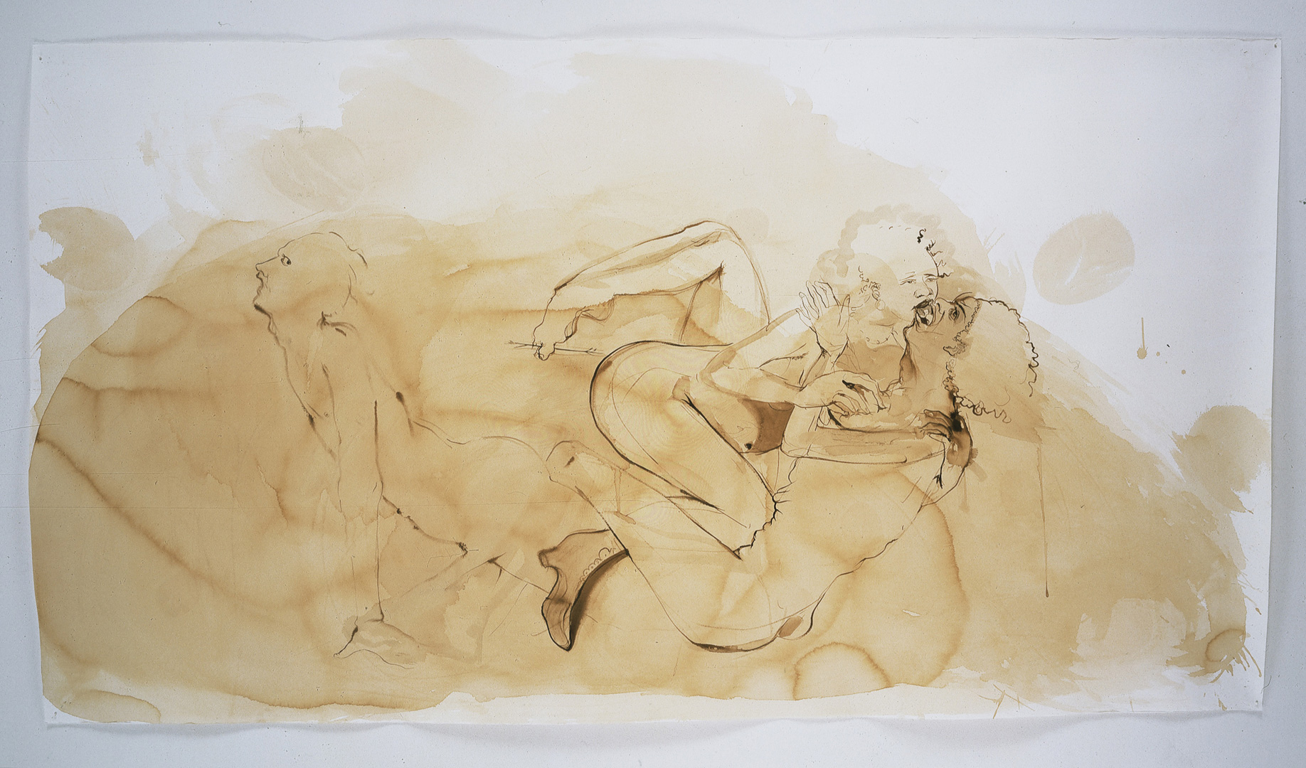 Kara Walker - Treesum, 1998, coffee and gouache on paper