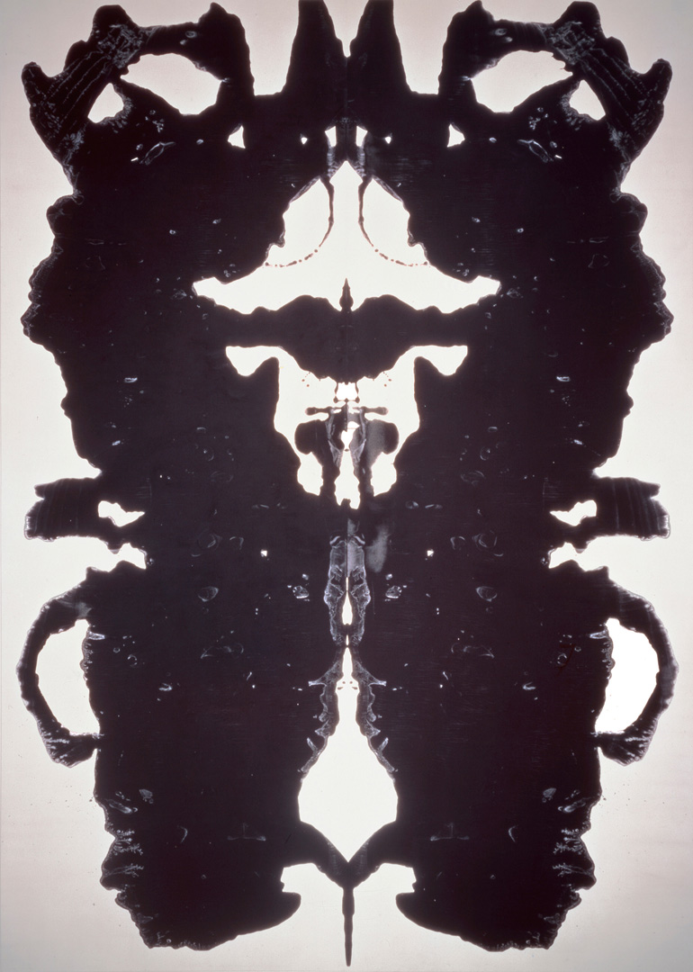 安迪战争hol - Rorschach, 1984, acrylic on canvas