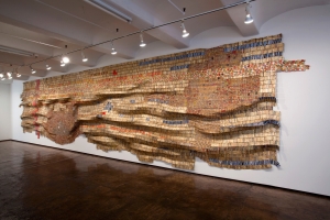 El Anatsui -间歇性信号，2009年