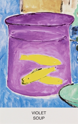 约翰·巴尔代萨里- Violet Soup, 2012, multi-color screenprint