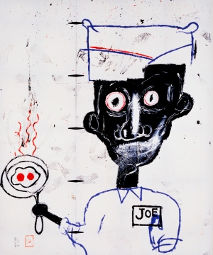 限定入手困難Jean-Michel Basquiat Eyes and Eggs Jean-Michel Basquiat👑👑👑 Eyes and Eggs (Joe) 1983 Acrylic