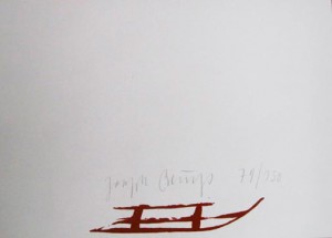 Joseph Beuys - Zeichen在布朗劳姆dem, 1984