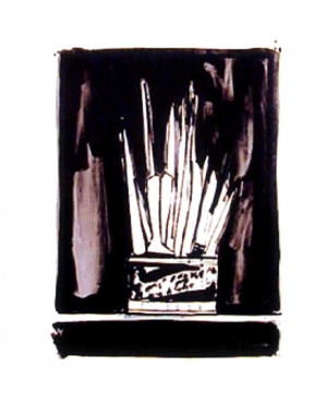 贾斯珀·约翰-萨瓦林2(洗和线)，1978-79，平版在理查德德巴斯纸