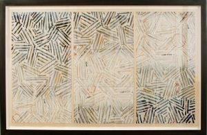 Jasper Johns  -  Usuyuki，1981年，丝绸屏，12个屏幕