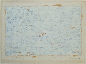 贾斯珀·约翰-白旗，1960年，油画和报纸拼贴版画