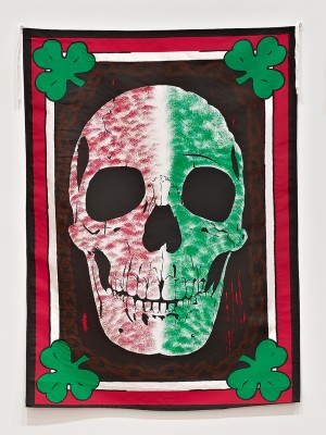 迈克·凯利-翡翠眼孔(来自系列"三色堇金属/三叶草")， 1989，丝印丝网