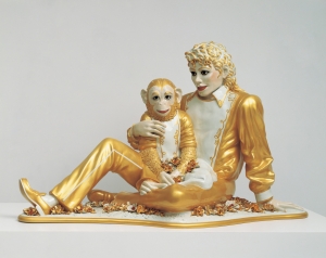 杰夫·库恩斯- Michael Jackson and Bubbles, 1988