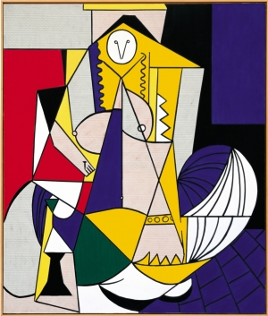 Roy Lichtenstein-Femme d&ŧ039；Alger，1963年，画布油画