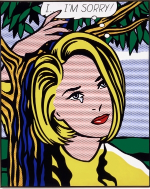 罗伊·利希滕斯坦-我…对不起！，1965-66，《画布上的油画和麦格纳》