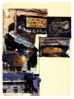 Robert Rauschenberg  - 襟翼（马拉喀什），2000