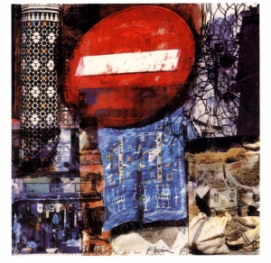 Robert Rauschenberg  -  Quattro Mani Marrakech III，2000年