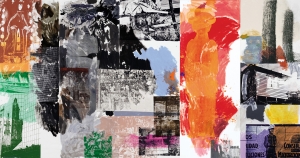 Robert Rauschenberg  -  Caryatid Cavalcade II / Roci Chile，1985年